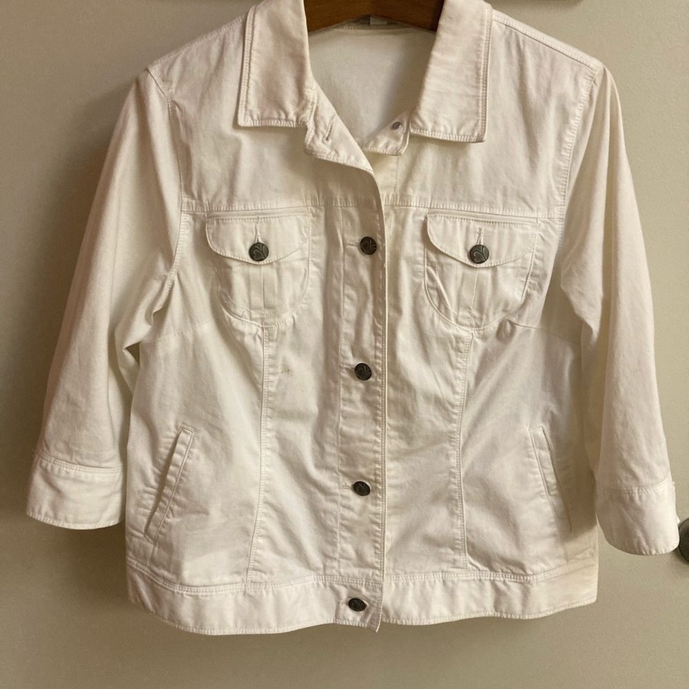 White Jean jacket